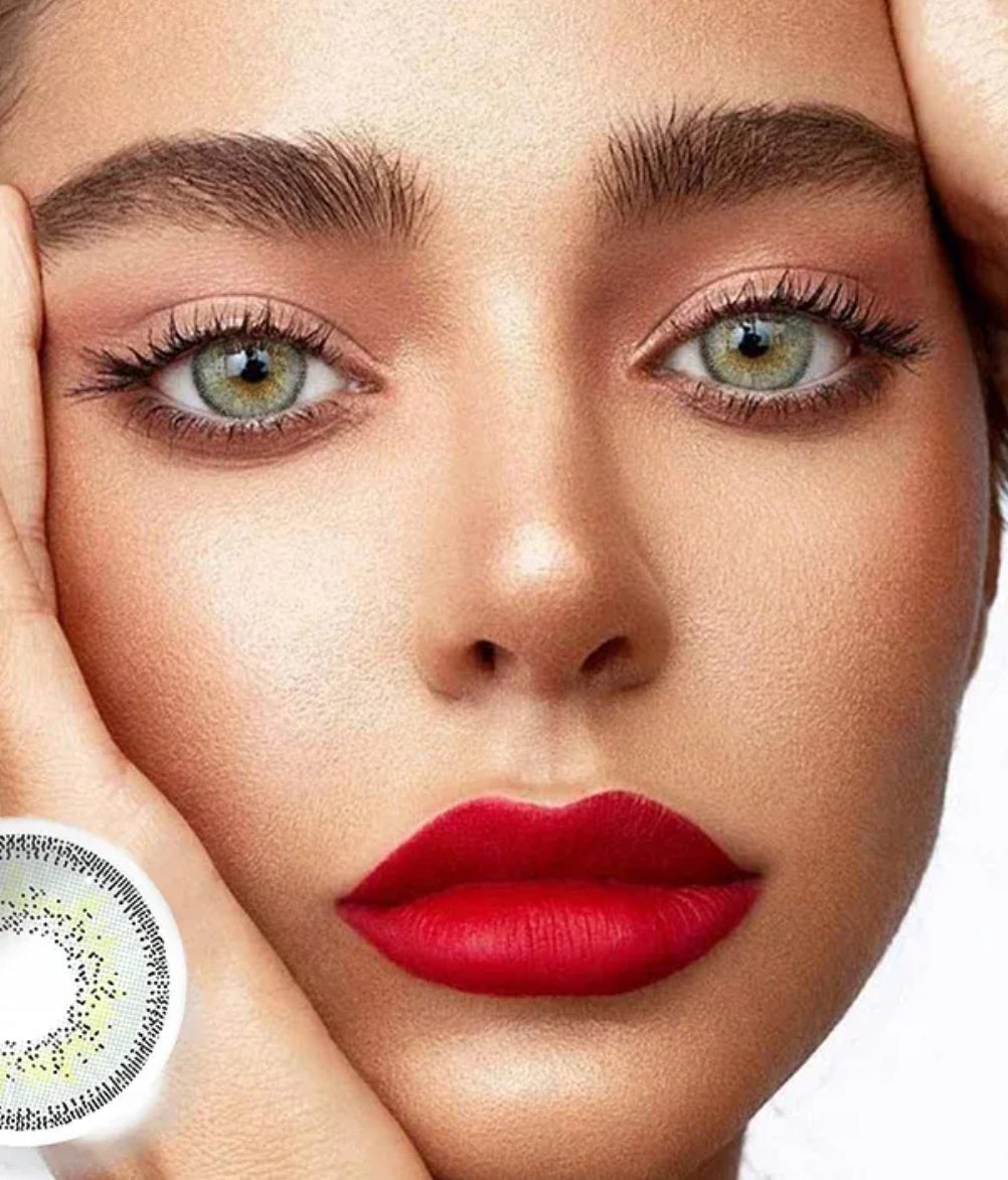 Cloud Green Coloured Contact Lenses