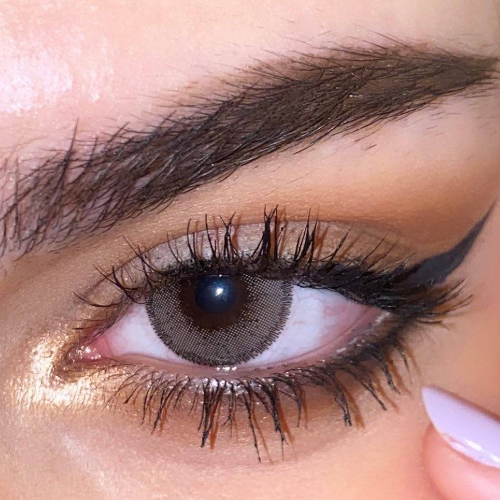 Caffe Grey/Brown Coloured Contact Lenses - EyeCandy Cosmetics