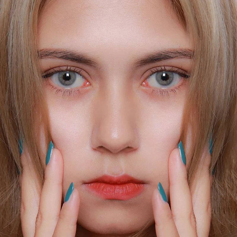 Sky Grey Coloured Contact Lenses - EyeCandy Cosmetics