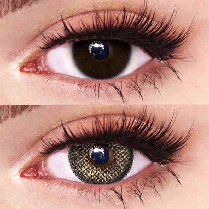 DNA Dusk Storm Brown Coloured Contact Lenses