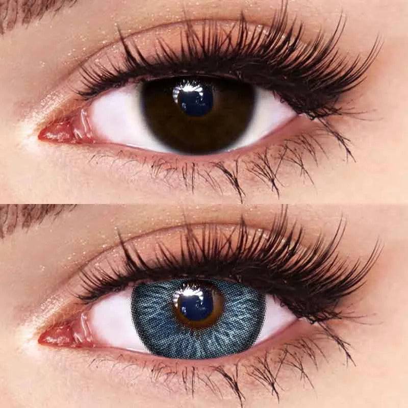 DNA Night Storm Blue Coloured Contact Lenses