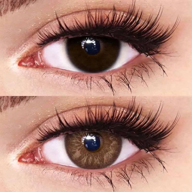 Tequila Sunrise Brown Coloured Contact Lenses