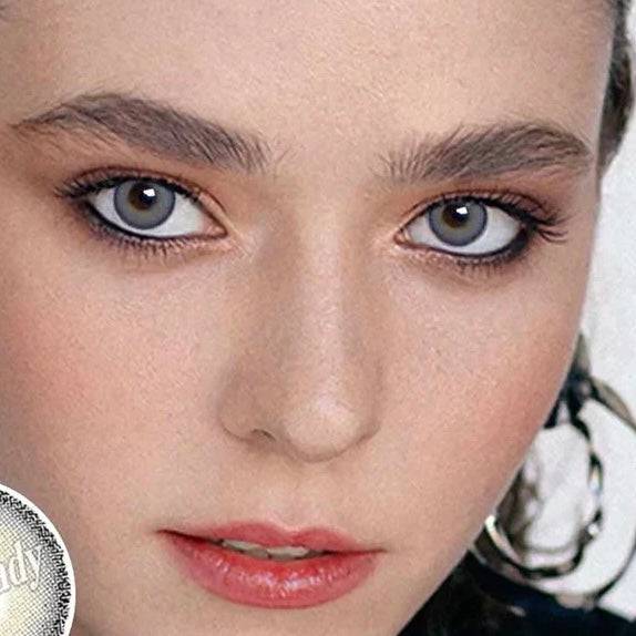 Mia Grey Coloured Contact Lenses - EyeCandy Cosmetics