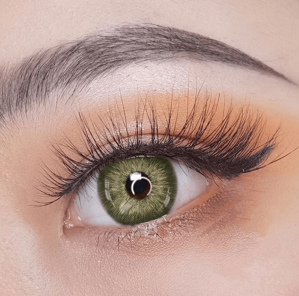 Amazonia Green Coloured Contact Lenses - EyeCandy Cosmetics