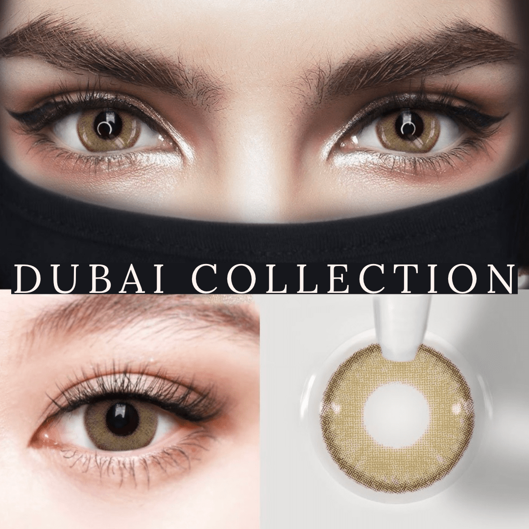 Dubai Brown Coloured Contact Lenses - EyeCandy Cosmetics