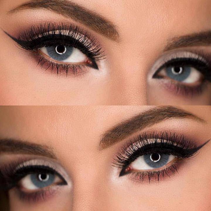 Graphite Grey-Blue Coloured Contact Lenses - EyeCandy Cosmetics