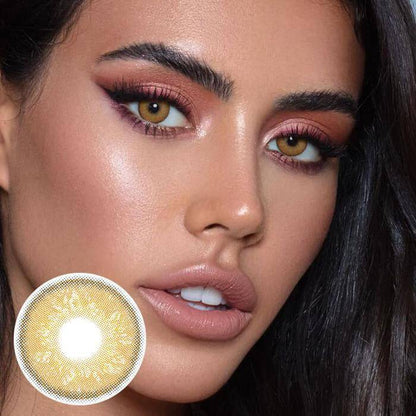 Russian Brown Coloured Contact Lenses - EyeCandy Cosmetics