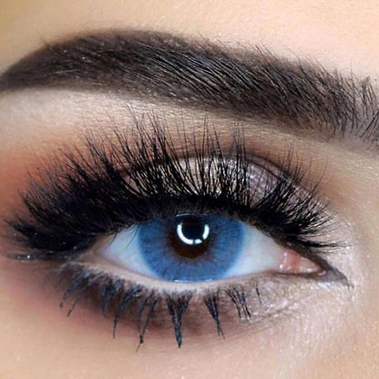 Azul Blue Coloured Contact Lenses - EyeCandy Cosmetics
