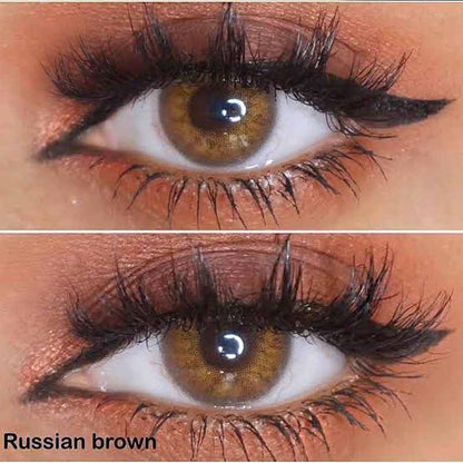 Russian Brown Coloured Contact Lenses - EyeCandy Cosmetics