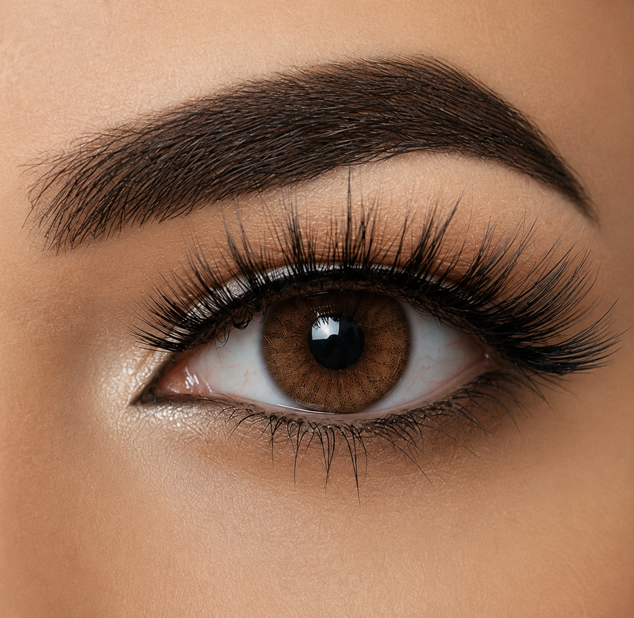 Tea Brown Coloured Contact Lenses
