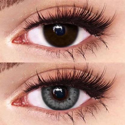 Romona Mint Grey Coloured Contact Lenses - EyeCandi Cosmetics