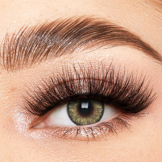 Midnight Daisy Green Coloured Contact Lenses