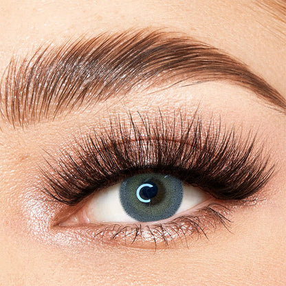 Mia Grey Coloured Contact Lenses - EyeCandi Cosmetics