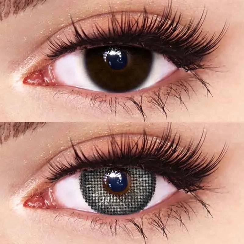 DNA Mist Storm Blue-Grey Coloured Contact Lenses
