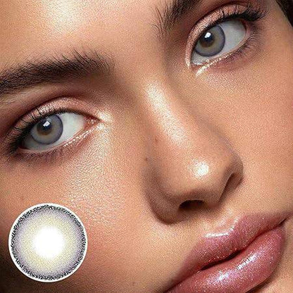 Mia Grey Coloured Contact Lenses - EyeCandy Cosmetics