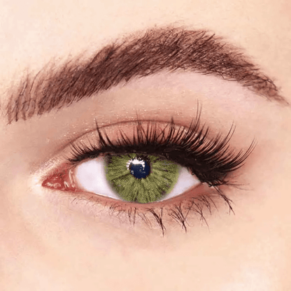 Monet Green Coloured Contact Lenses - EyeCandi Cosmetics