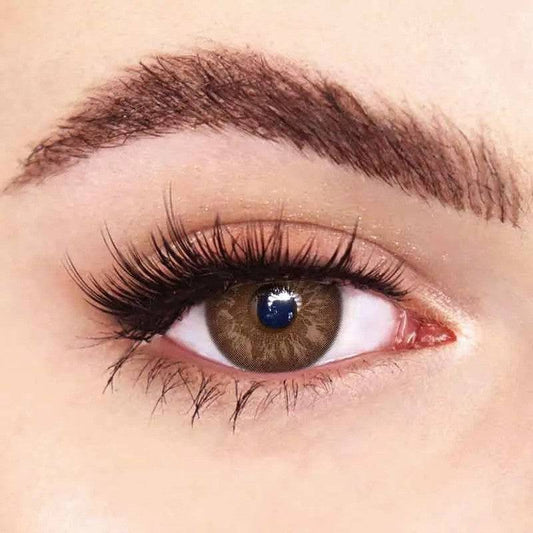Tequila Sunrise Brown Coloured Contact Lenses