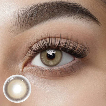 Hybrid Brown Coloured Contact Lenses - EyeCandi Cosmetics
