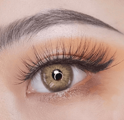 Sahara Brown Coloured Contact Lenses - EyeCandy Cosmetics