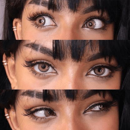 Himalaya Brown Coloured Contact Lenses - EyeCandy Cosmetics