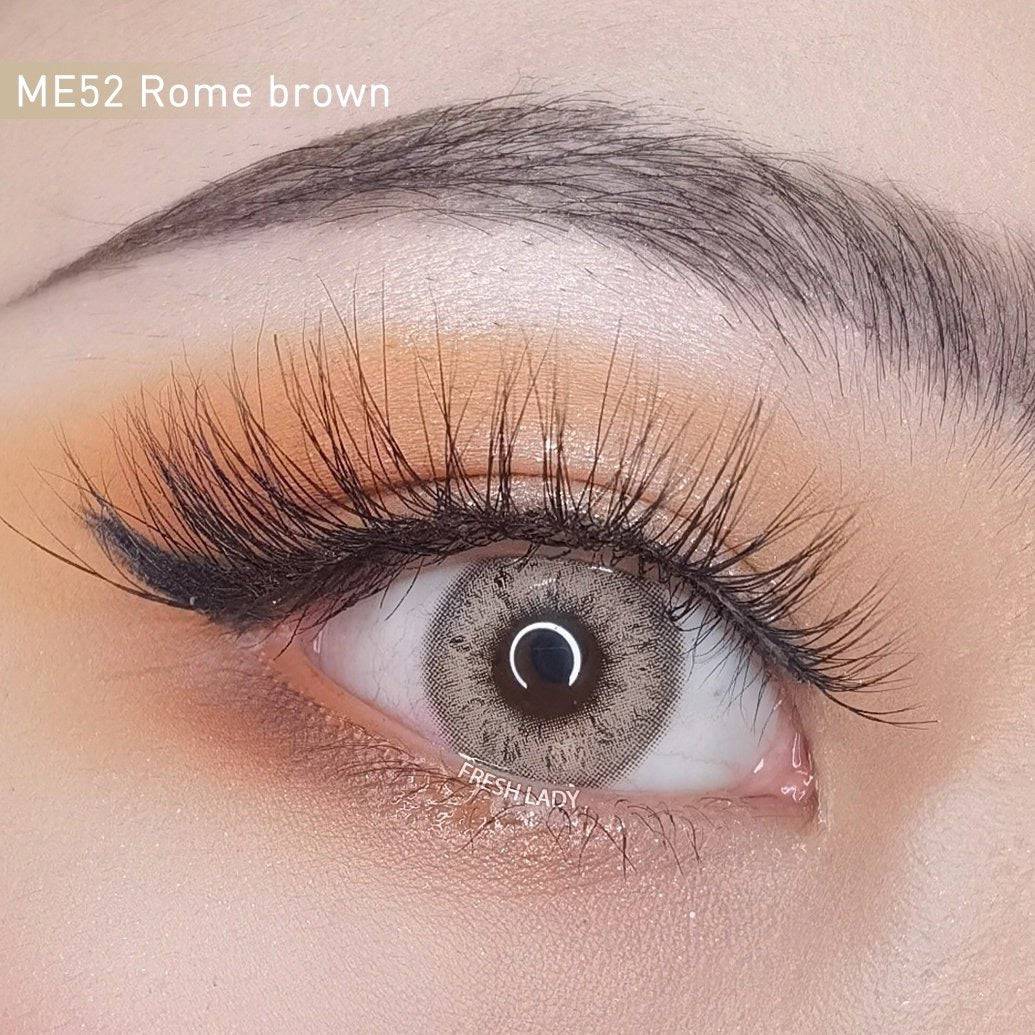 Rome Brown Coloured Contact Lenses - EyeCandy Cosmetics
