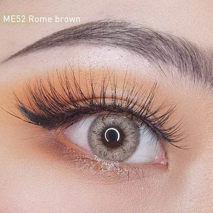 Rome Brown Coloured Contact Lenses - EyeCandy Cosmetics