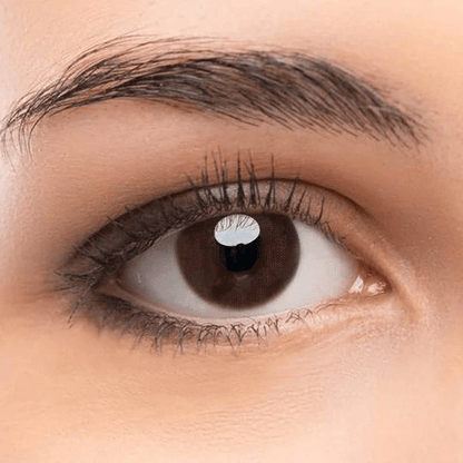 Chocolate Brown Coloured Contact Lenses - EyeCandy Cosmetics