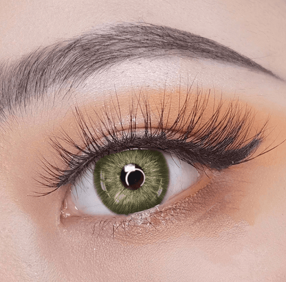Amazonia Green Coloured Contact Lenses - EyeCandy Cosmetics