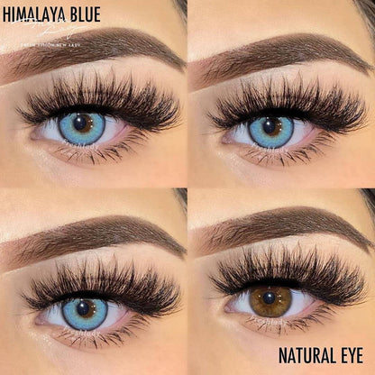 Himalaya Blue Coloured Contact Lenses - EyeCandy Cosmetics