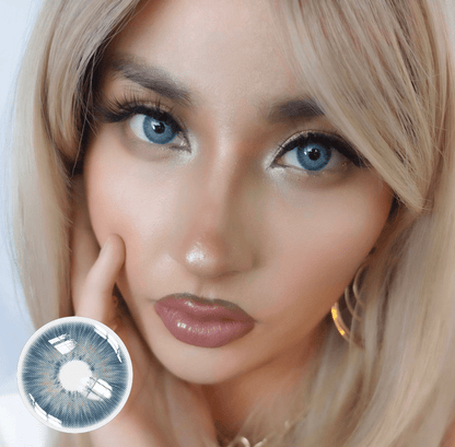 Antarctic Blue Coloured Contact Lenses - EyeCandy Cosmetics