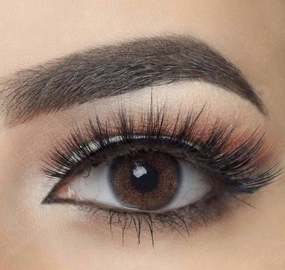 Avela Brown Hazel Coloured Contact Lenses - EyeCandy Cosmetics