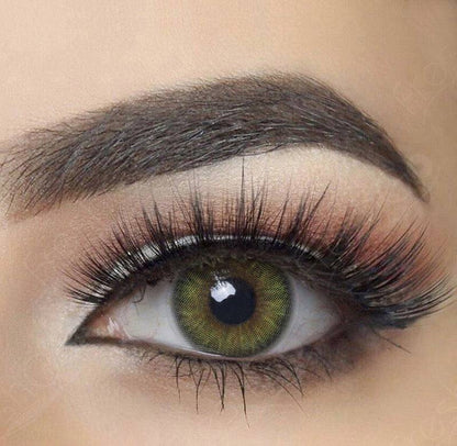3Con Green Coloured Contact Lenses - EyeCandy Cosmetics