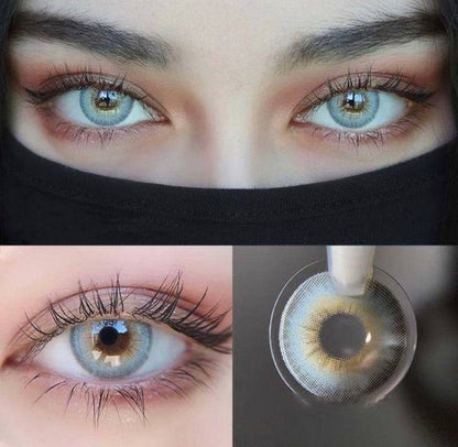 Gemstone Blue (LA Girl) Coloured Contact Lenses - EyeCandy Cosmetics