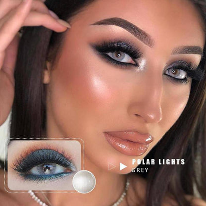 Polar Lights Grey Coloured Contact Lenses - EyeCandy Cosmetics